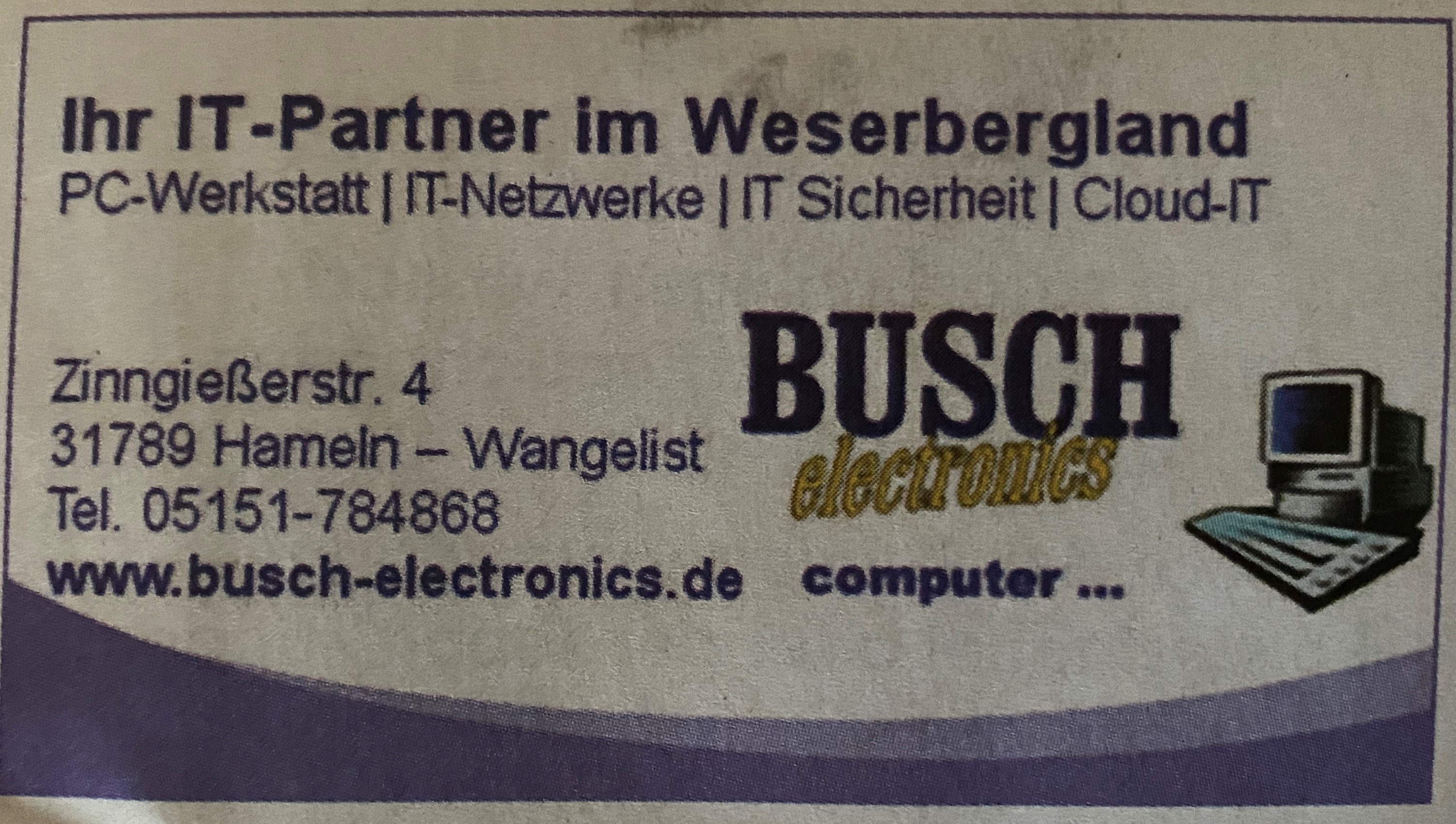 DPD Pickup Paketshop Busch Electronics in 31789 Hameln-Wangelist