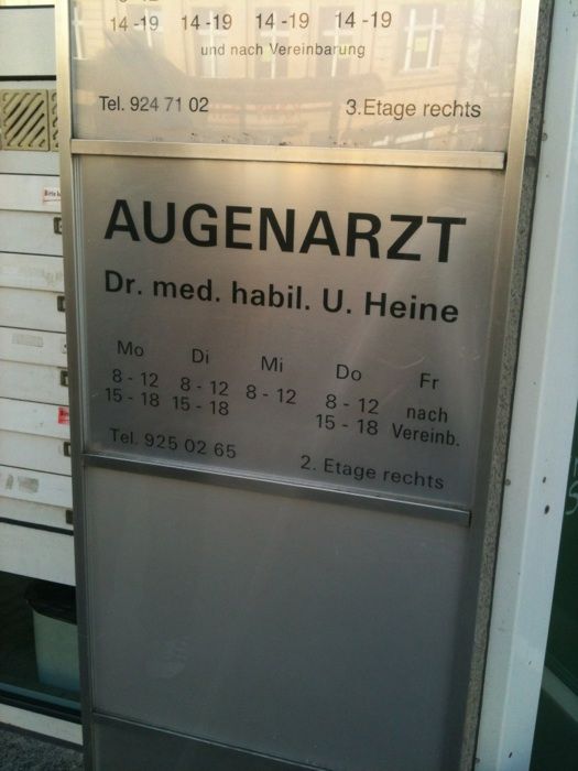 Heine U. Dr.med.habil. Facharzt für in Berlin ⇒ in Das Örtliche