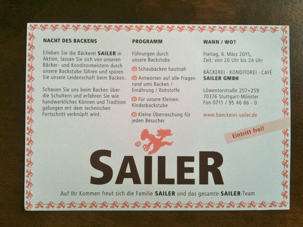 Nutzerfoto 1 Bäckerei Konditorei Sailer GmbH