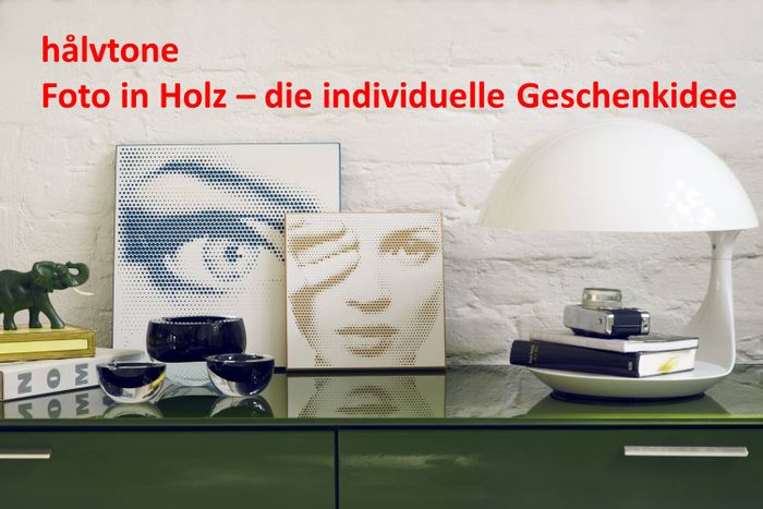 hålvtone - Wandbilder - Dekoration - zwei verschiedene Größen und zwei Farbkombinationen