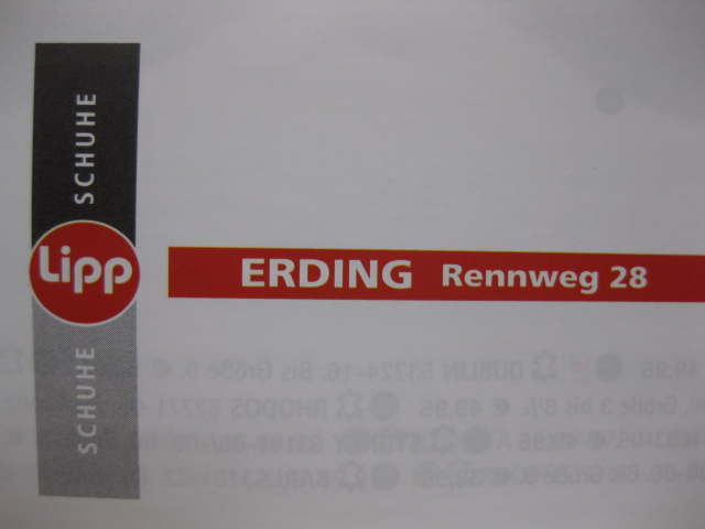 Schuh Lipp GmbH & Co. KG in 85435 Erding-Klettham