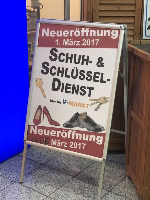 Schuh- & Schlüsseldienst im V-Markt - 3 Bewertungen - München Freimann -  Maria-Probst-Straße | golocal