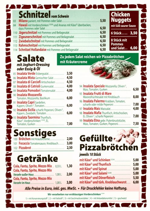 Mango Pizzeria - 4 Bewertungen - Bergheim an der Erft Niederaußem -  Paulusstr. | golocal