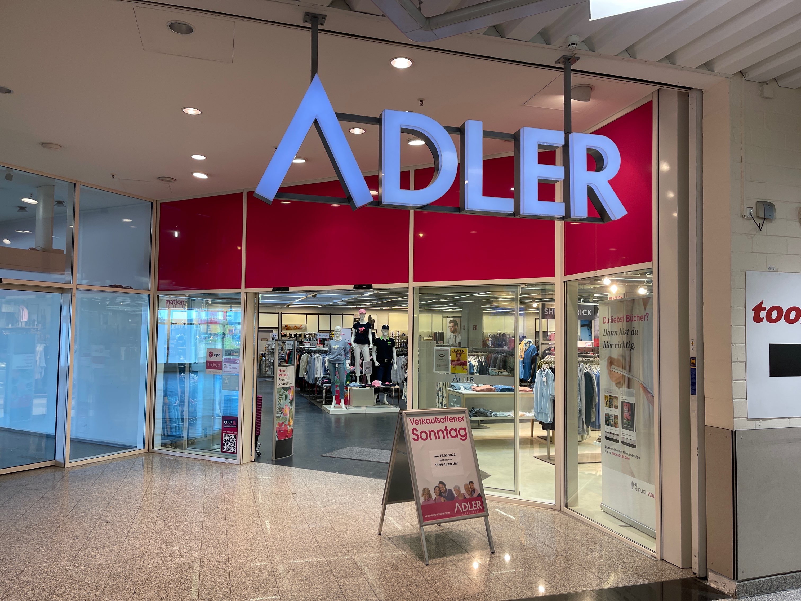 Adler Modemärkte AG in 73479 Ellwangen (Jagst)-Industriegebiet  Neunheim/Neunstadt