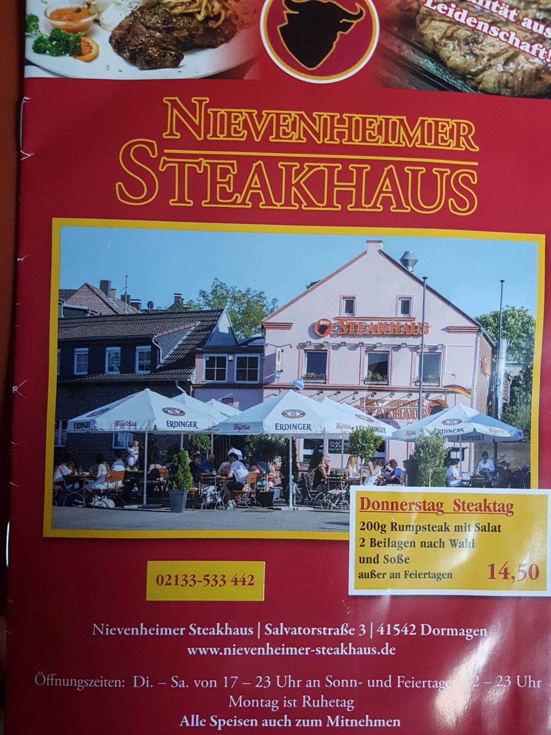 Nievenheimer Steakhaus - 14 Bewertungen - Nievenheim Stadt Dormagen  Nievenheim - Salvatorstr. | golocal