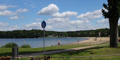 Zippendorfer Strand in Schwerin in Mecklenburg
