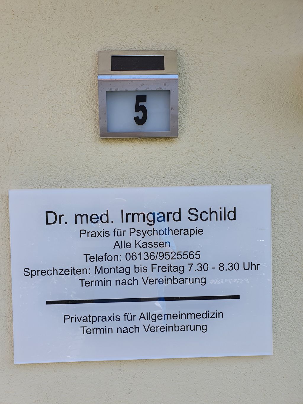 Nutzerfoto 1 Schild Irmgard Psychotherapiepraxis