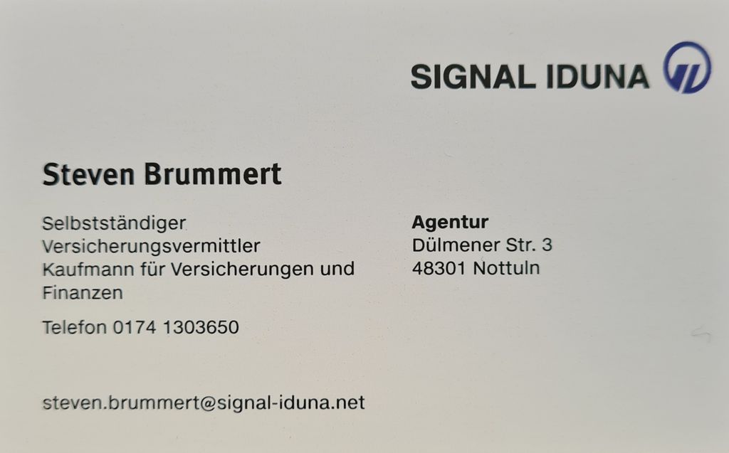 Nutzerfoto 1 SIGNAL IDUNA Versicherung Steven Hans Brummert