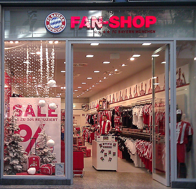FC Bayern Fan-Shop in 46047 Oberhausen-Neue Mitte