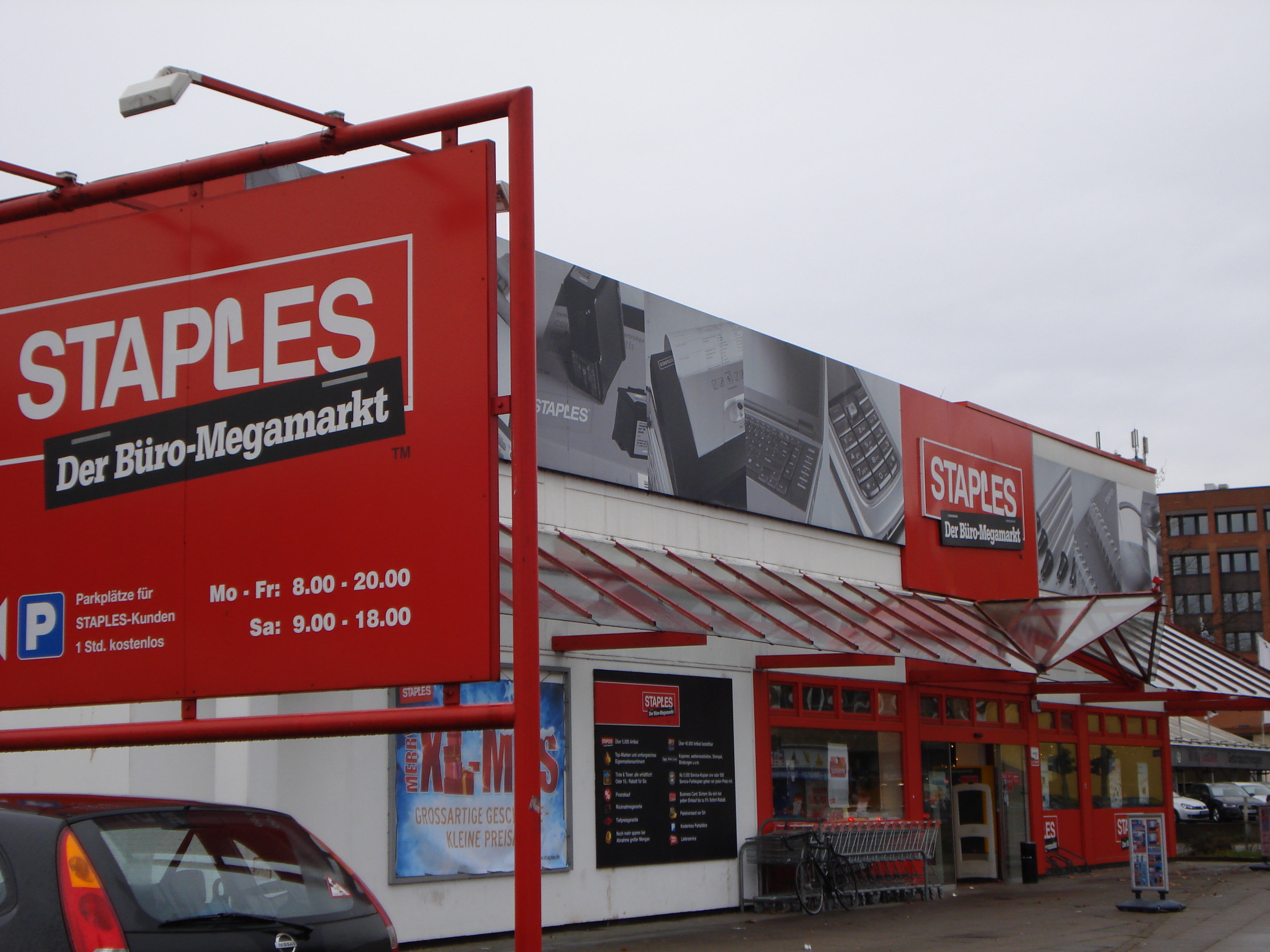 ➤ Staples (Deutschland) GmbH 22041 Hamburg-Wandsbek Öffnungszeiten |  Adresse | Telefon