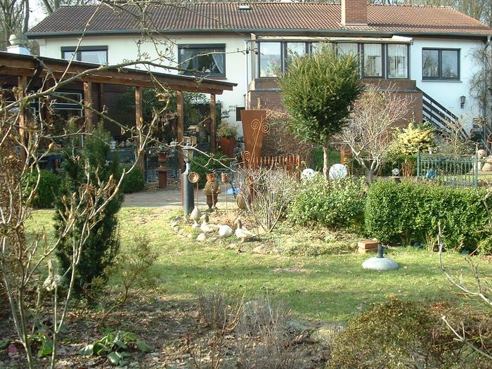 Biergarten im Winter Waldschlösschen Café in Wildeshausen