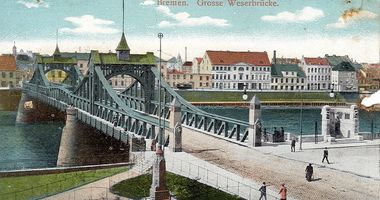 Wilhelm-Kaisen-Brücke in Bremen