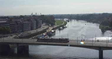 Wilhelm-Kaisen-Brücke in Bremen