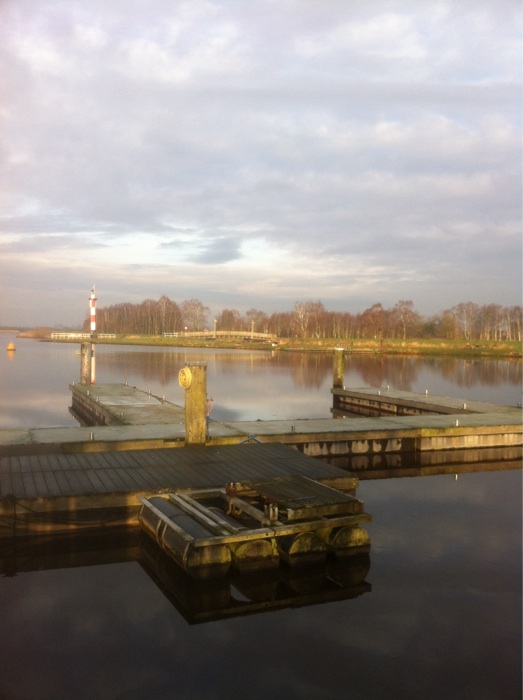 Bootshafen in Bar&szlig;el, S&uuml;dostfriesland