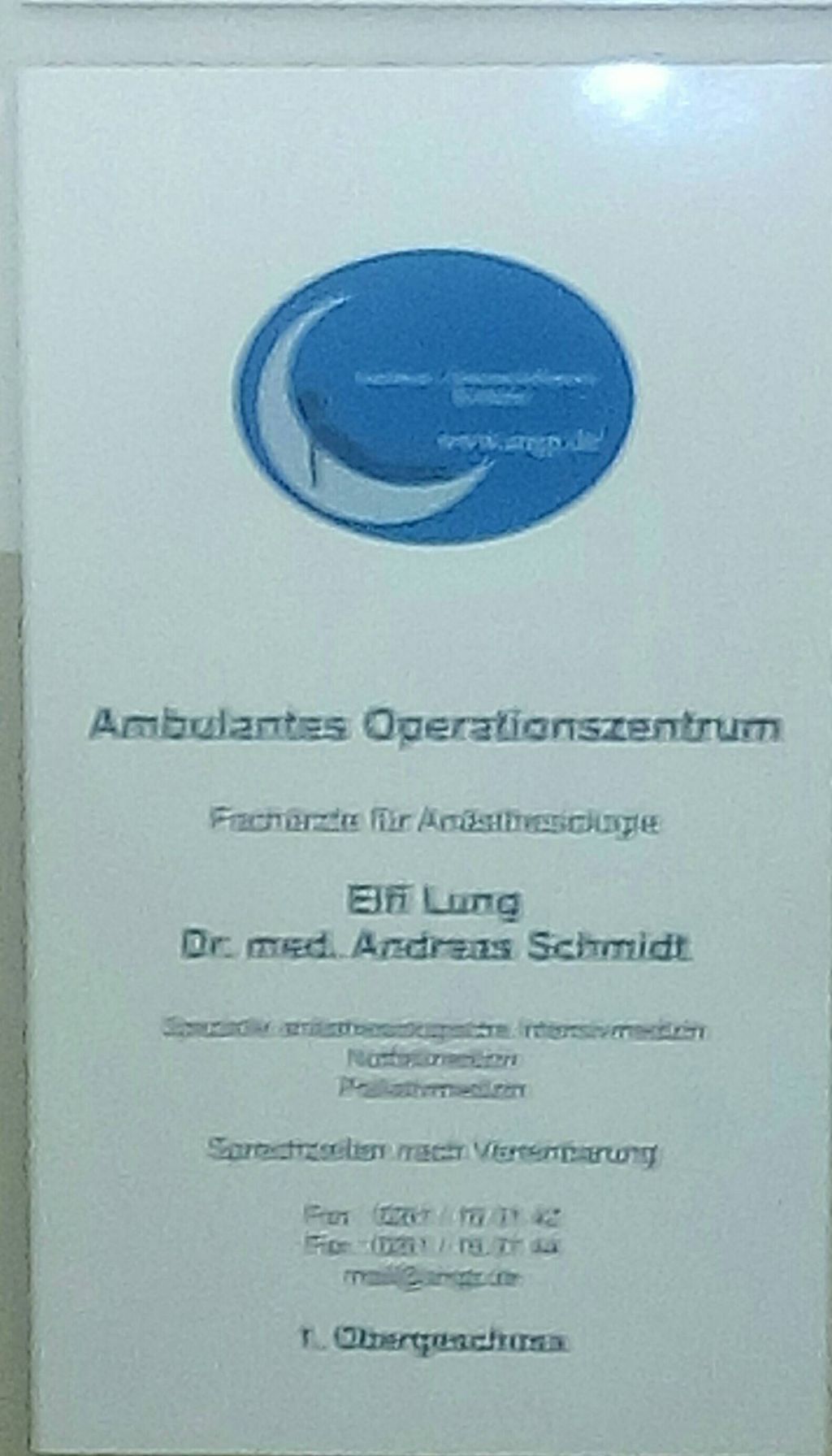 Nutzerfoto 1 Lung Elfi Anästhesistin , Schmidt Andreas Dr.med. Anästhesist