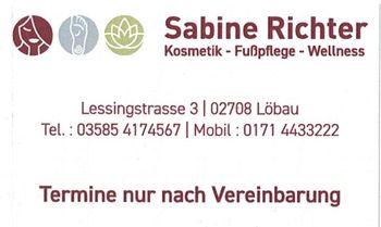 Kosmetik-Fußpflege-Wellness Sabine Richter - 5 Bewertungen - Löbau -  Lessingstrasse | golocal