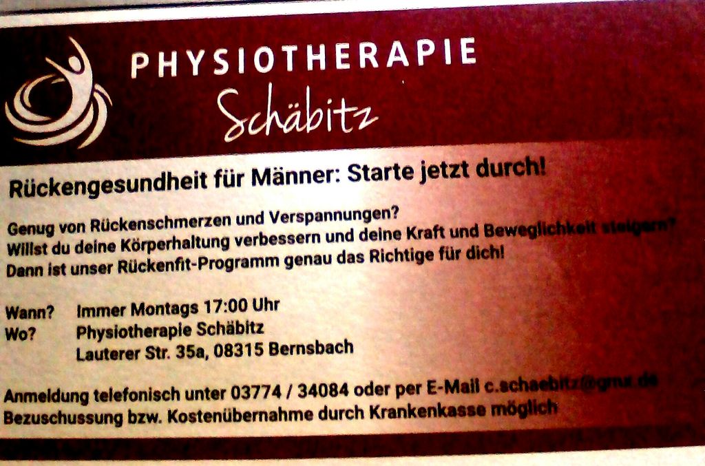 Nutzerfoto 1 Schäbitz Claudia Physiotherapeutische Praxis