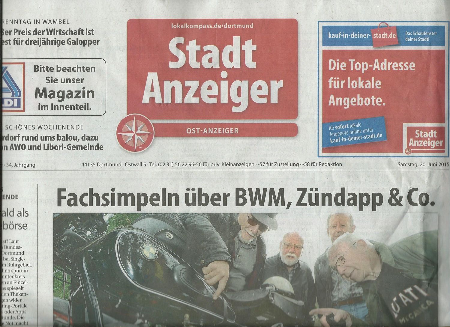 Stadtanzeiger - Zeitung - 28 Bewertungen - Dortmund Mitte - Ostwall |  golocal