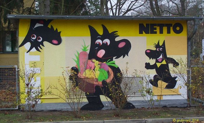 Netto - schwarz-gelber Discounter mit dem Scottie - 2 Fotos Berlin Rahnsdorf - Fürstenwalder | golocal