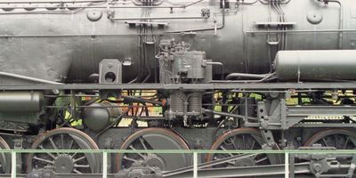 Technisches Denkmal »Dampflokomotive 52 8135-7 und Drehscheibe von 1910« in Wildau