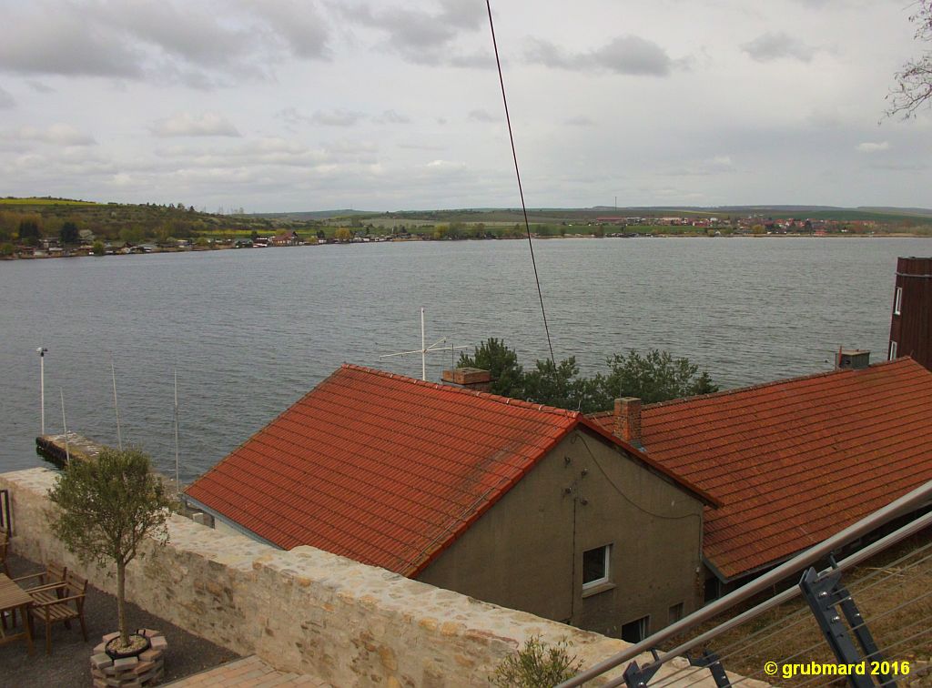 Blick von dem Schloss auf den Sußen See