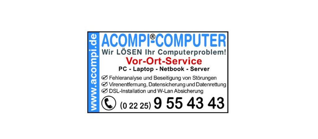 Nutzerfoto 1 ACOMPI-Computer Inh. Rainer Lisowski Computerreparatur