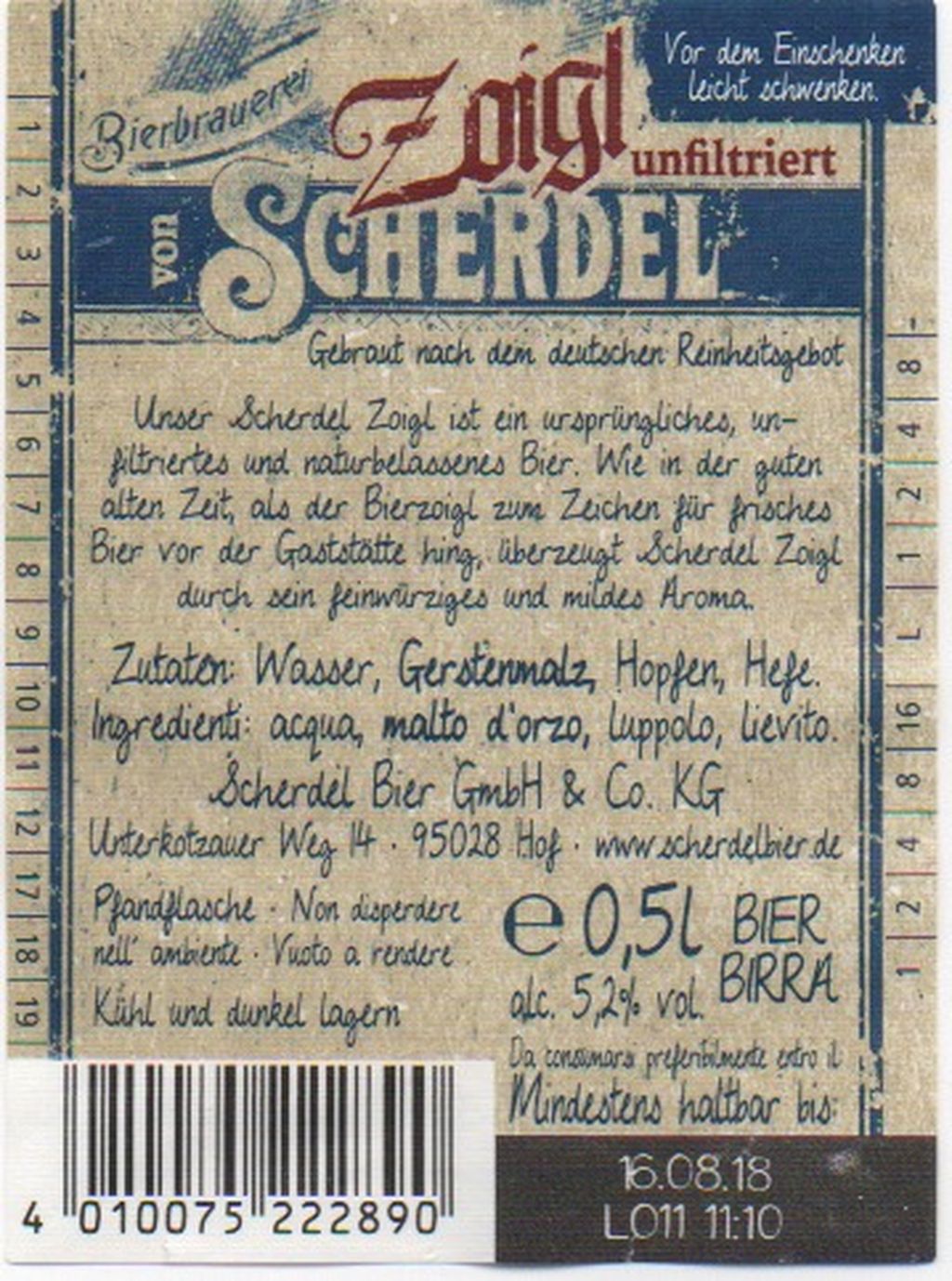 Nutzerfoto 3 Scherdel Bier Beteiligungs- und Geschäftsführungs GmbH