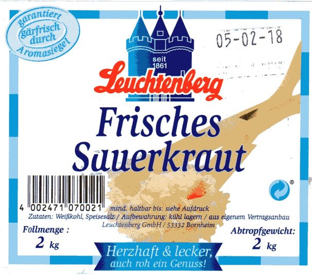 Nutzerfoto 1 Leuchtenberg Sauerkrautfabrik GmbH