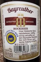 Bild zu Bayreuther Bierbrauerei AG