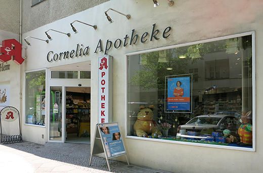 Aussenansicht der Cornelia-Apotheke