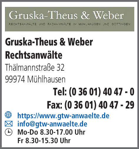 Gruska-Theus & Weber Rechtsanwälte